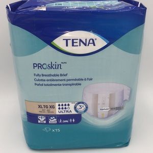 Tena Proskin Ultra Fully Breathable Briefs Adult Diapers Size XL 60"-64"